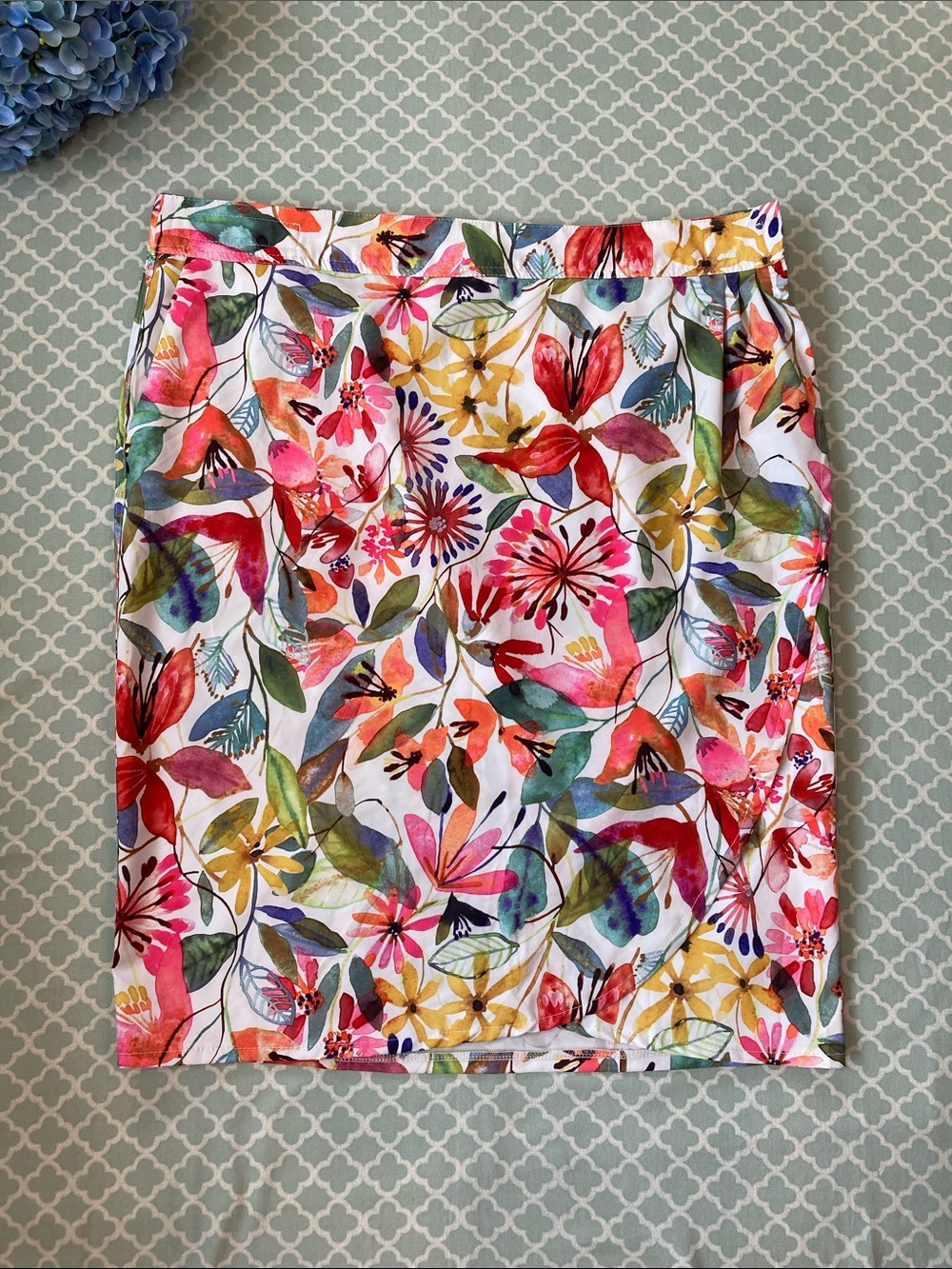 RipSkirt Wildflower Watercolor Floral Wrap Skirt XXL